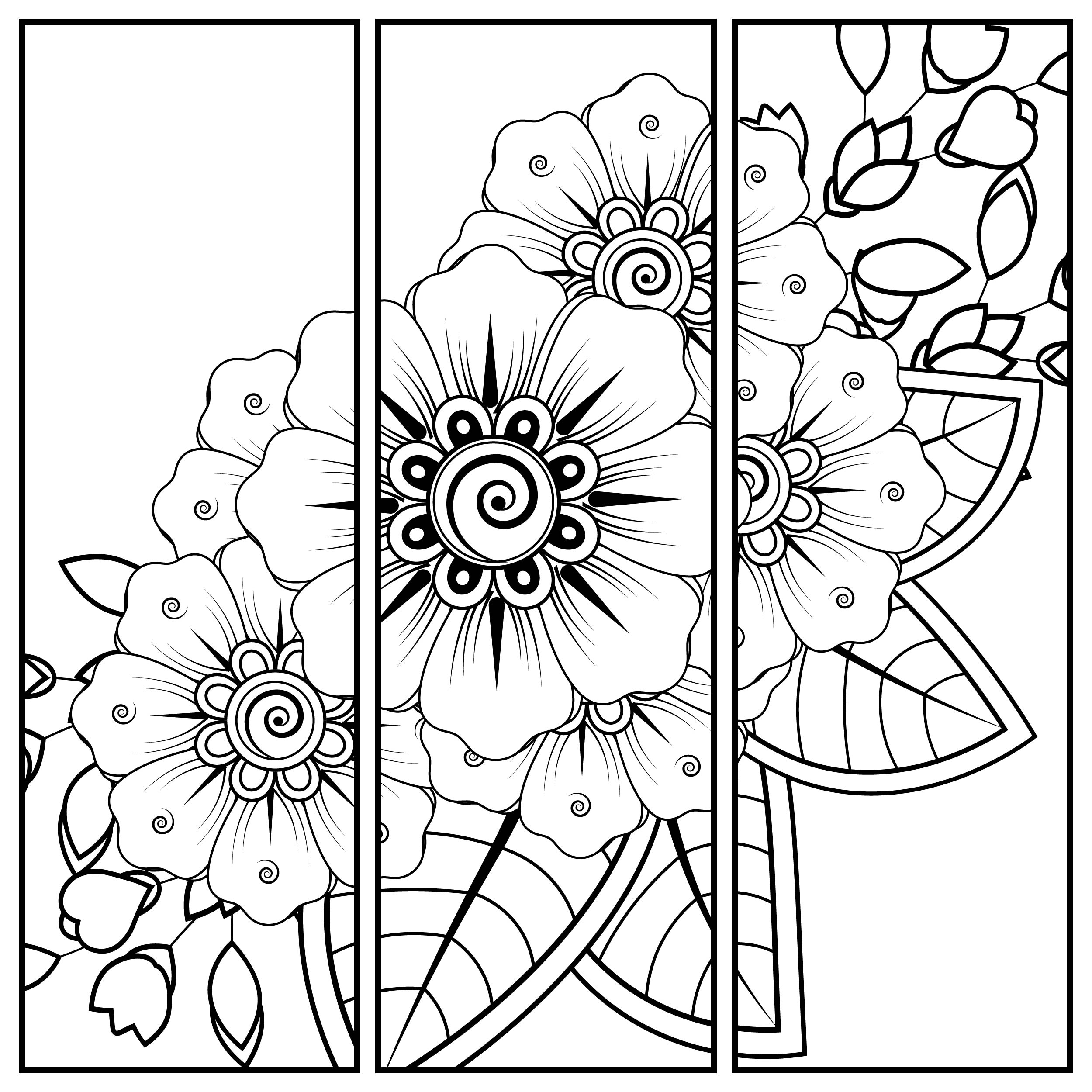 Coloring Book Outline Hand Draw – Online Coloring Page – Hicoloring.com